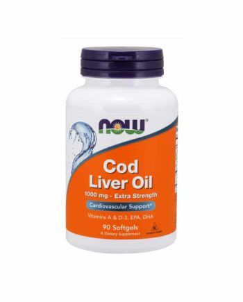 NOW Foods Cod Liver Oil Extra Strength 1000mg